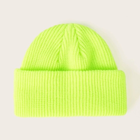 Other - ❄️ RESTOCK 🚨 Neon Green Ribbed Beanie